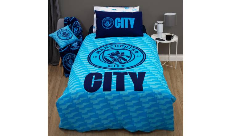 Manchester City Football Kids Bedding Set - Double