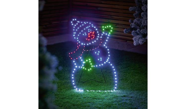 Premier Twinkling Flexibrights Snowman 187 LEDs