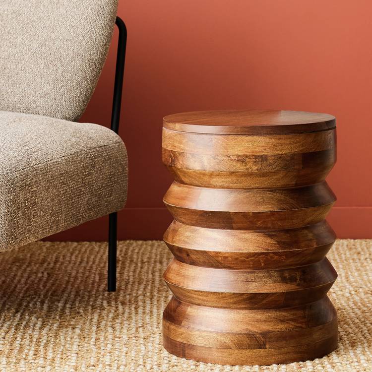 Habitat Marx Side Table - Walnut 0