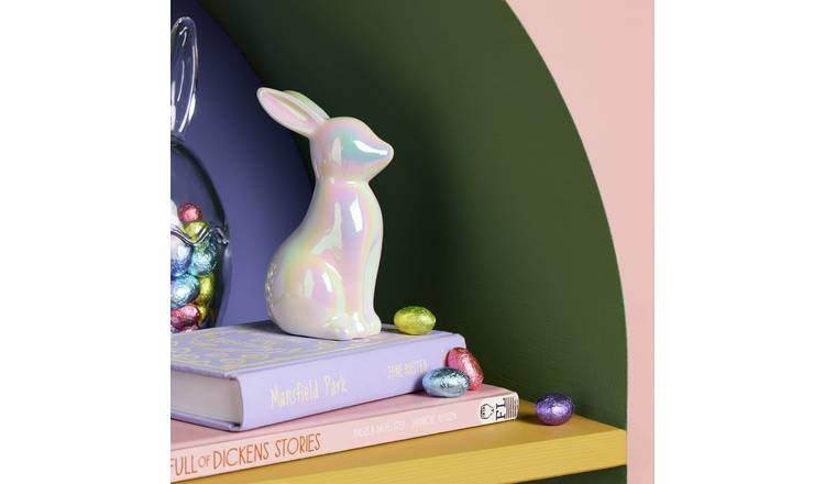 Argos Home Hollow Ceramic Rabbit Decoration