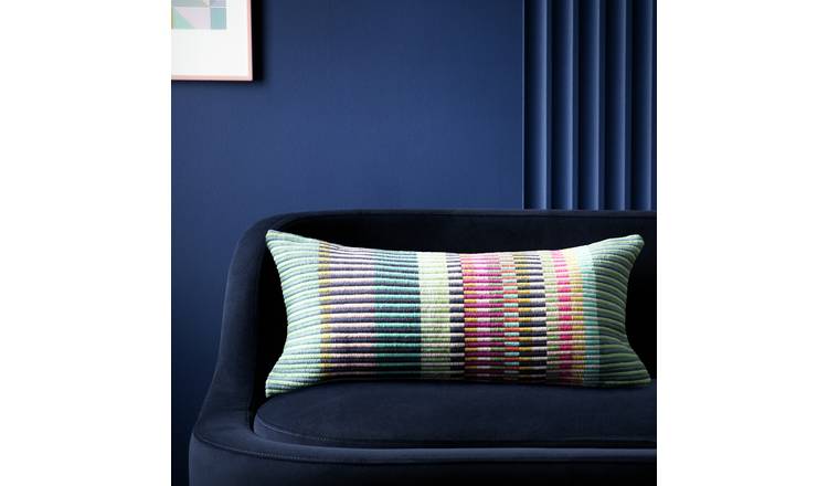 Margo Selby Buster Cushion - Green - 60x30cm