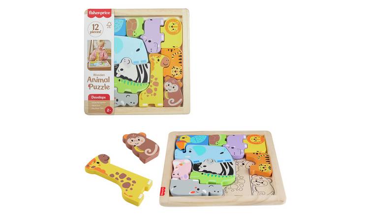 Fisher-Price Wooden Animal Puzzle
