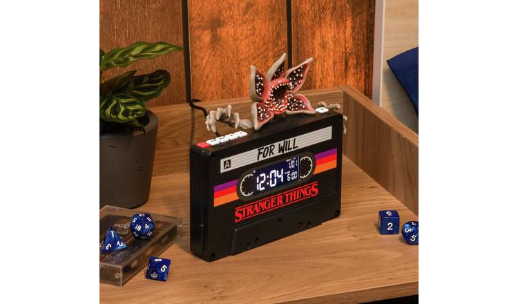Stranger Things Demogorgon Cassette Alarm Clock