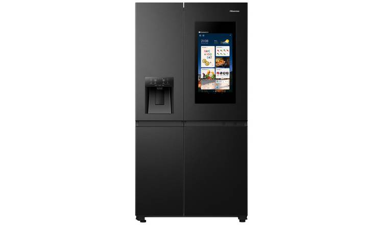 Hisense RS9P628GPFE American Fridge Freezer - Black