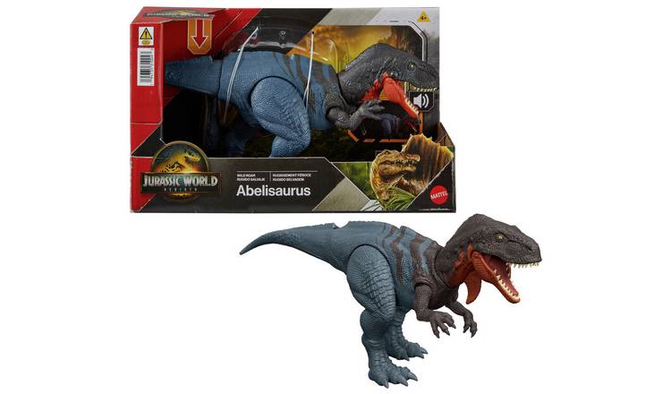 Jurassic World Rebirth Wild Roar Abelisaurus Dinosaur Toy