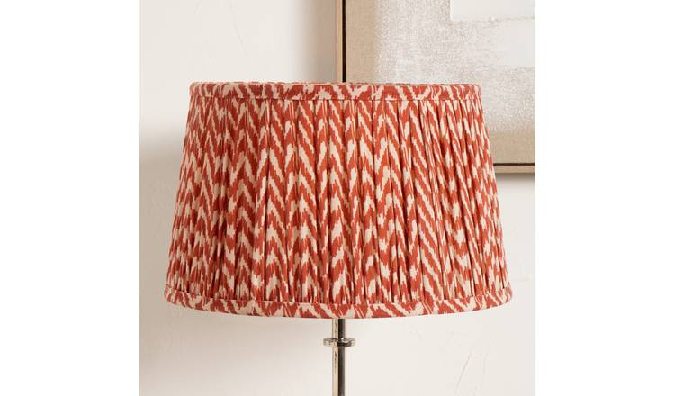 Pacific Vienna Red Mushroom Pleat Lampshade - 30cm