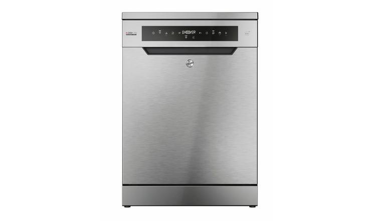 Hoover HF 6B4S1PX 80 Full Size Dishwasher - Silver