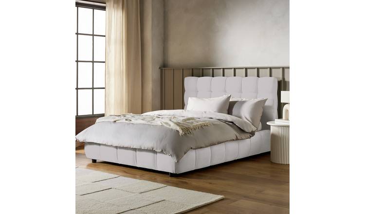 Habitat Bowie Double End Lift Ottoman Bed - Grey