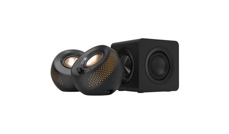 Creative Pebble X Plus Speakers with Subwoofer - Black
