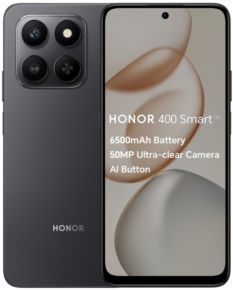 SIM Free HONOR 400 Smart 5G 128GB AI Phone - Velvet Black