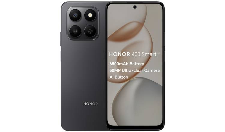 SIM Free HONOR 400 Smart 5G 128GB AI Phone - Velvet Black