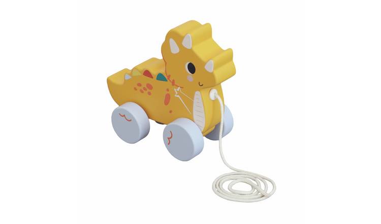 Chad Valley Wooden Push and Pull Dino Toy
