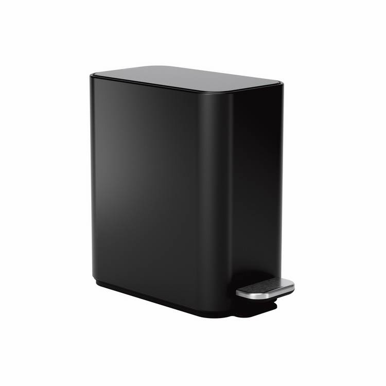 Simplehuman 5L Slim Bathroom Pedal Bin - Black 0