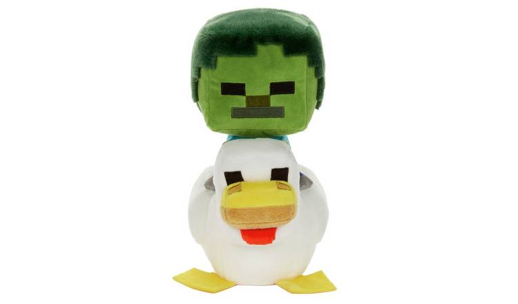 Minecraft Plush Zombie Chicken Jockey, Collectable Soft Toy