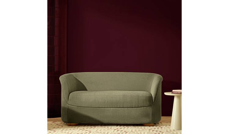 Habitat Nora Fabric 2 Seater Sofa - Green