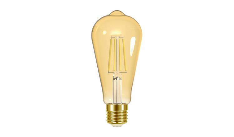 Argos Home 2.9W LED Filament Teardrop E27 Light Bulb