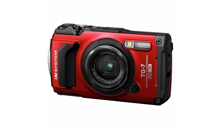 Olympus OM System TG 7 12MP 4X Zoom Camera - Red