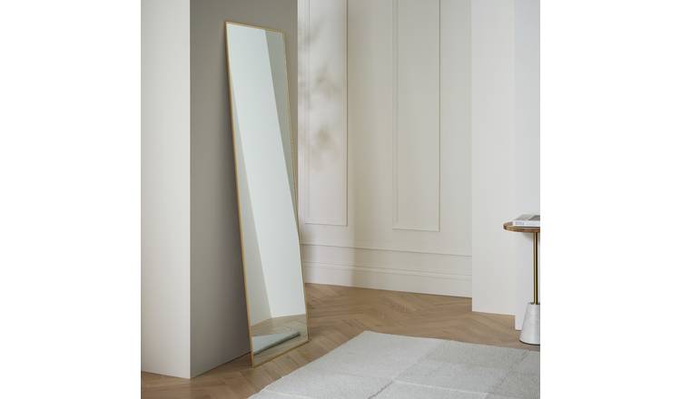 Habitat Gold Full Length Wall Mirror - 150x50cm