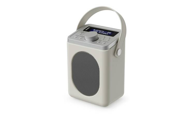 Majority Little Shelford Portable DAB+/FM Radio-Cream & Grey