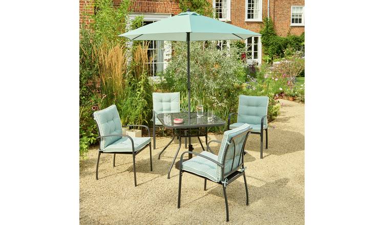 Argos Home Classic 4 Seater Metal Patio Set