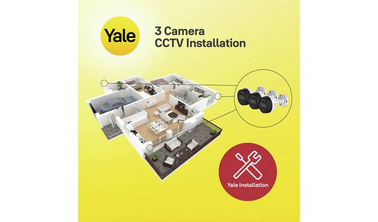 Yale 3 Camera Cctv Installation