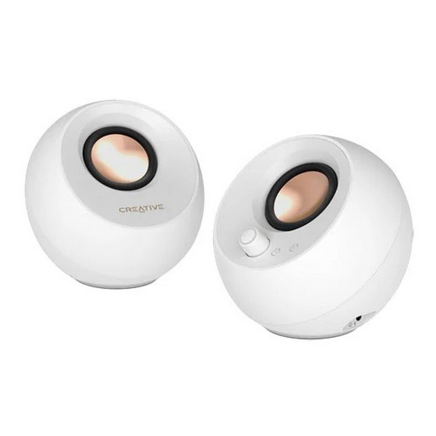 Buy Creative Pebble Pro Speakers - White | Laptop and PC speakers