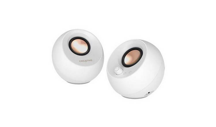 Creative Pebble Pro Speakers - White