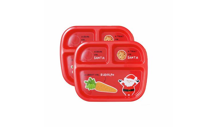 Tots to Tweens Christmas Eve Santa Treat Plate