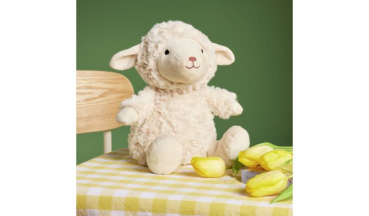 Argos Home Sitting Lamb Plush