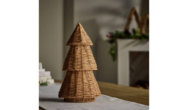 Habitat Woven Rattan Decoration Tree - Natural