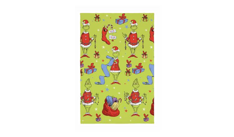 The Grinch Christmas Fleece Throw - Green - 150x100cm