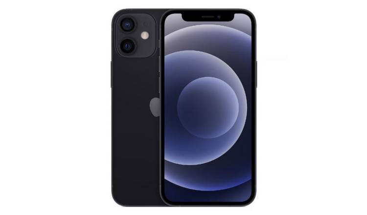 SIM Free Refurbished iPhone 12 5G 64GB Mobile Phone - Black