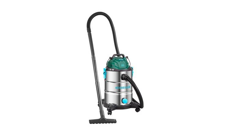 McGregor 30L Steel Wet and Dry Vacuum Cleaner