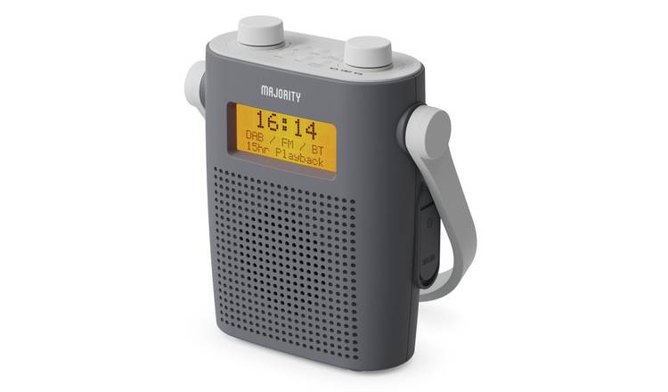 Majority Eversden Portable DAB/DAB+/FM Radio - Grey