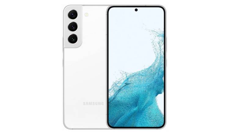 SIM Free Refurbished Samsung S22 5G 128GB Mobile Phone White