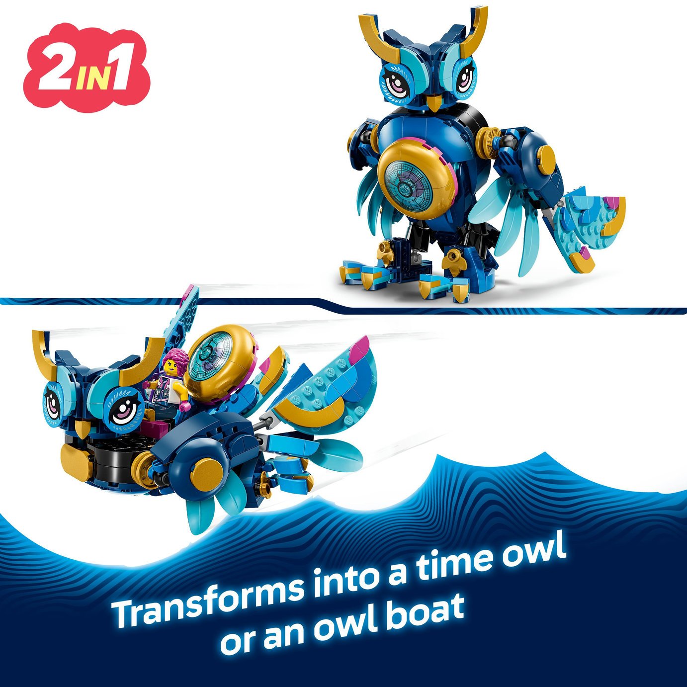 Buy LEGO DREAMZzz 2in1 Zoey's Time Owl Toy Building Set 71494