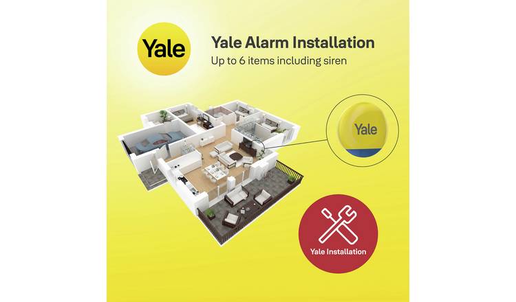 Yale Alarm Installation Up to 6 Items Including Siren