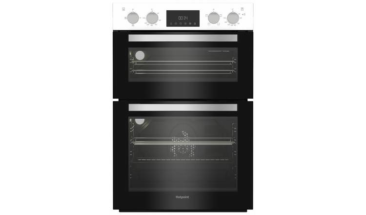 Hotpoint DIH10DW Built In Double Electric Oven - S/Steel