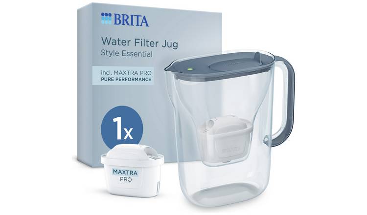 BRITA Maxtra Pro Water Filter Jug Stone Blue 2.4L