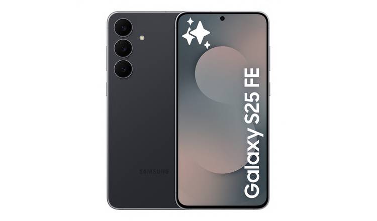 SIM Free Samsung Galaxy S25 FE 128GB AI Mobile - Jetblack