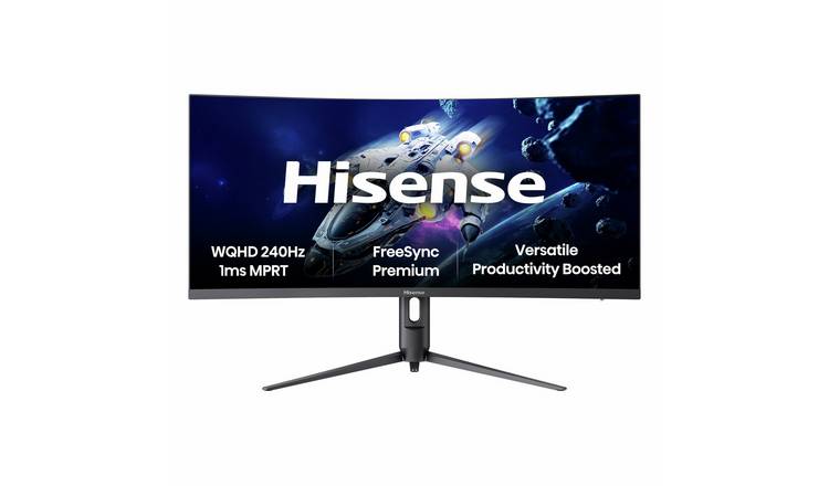 Hisense 34G6QUK 34 Inch 240Hz WQHD Curved Gaming Monitor
