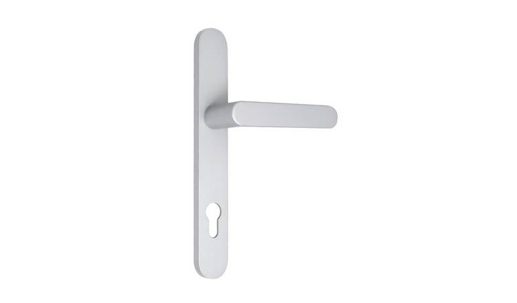 Yale Handle Backplate - Smooth Satin
