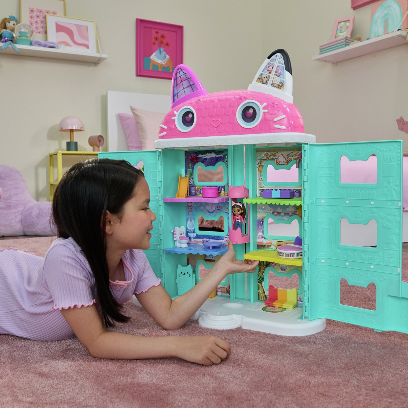 Gabbys Dollhouse Playset Movie Story Set Música, Multicolor, | Cuotas sin interés Gabbys Dollhouse Playset Movie Story Set Música, Multicolor, | Cuotas sin interés