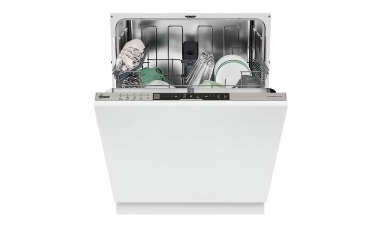 Hoover HIP 3C7E0S 80 Full Size Integrated Dishwasher - White