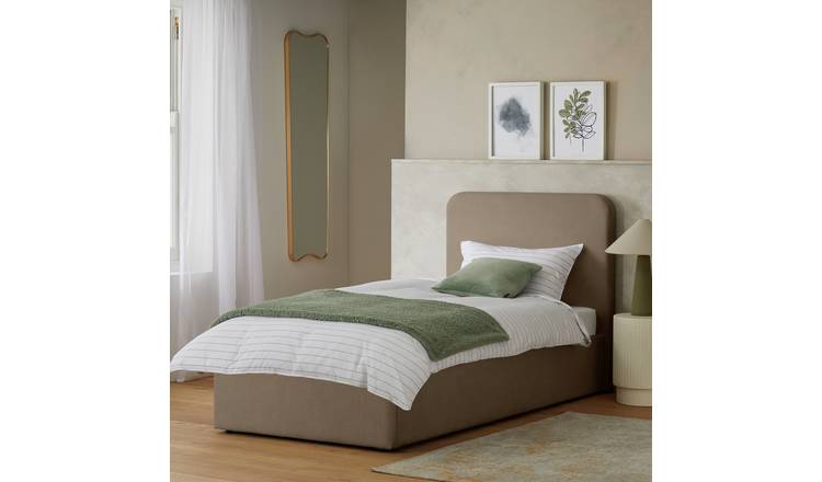 Habitat Chadwell Single End Lift Ottoman Bed - Taupe