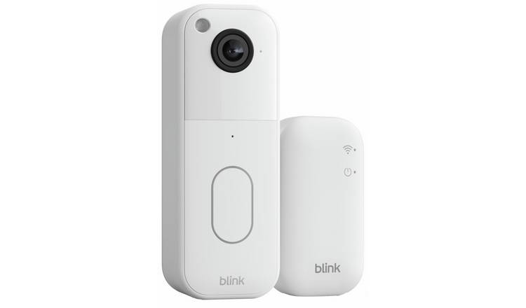 Blink 2nd Gen Battery Video Doorbell White + Sync Module