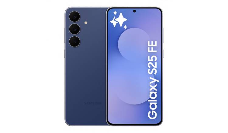 SIM Free Samsung Galaxy S25 FE 256GB AI Mobile Phone - Navy