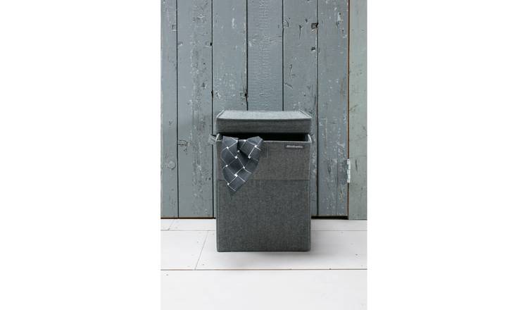 Brabantia 35L Stackable Laundry Container Box - Grey Black