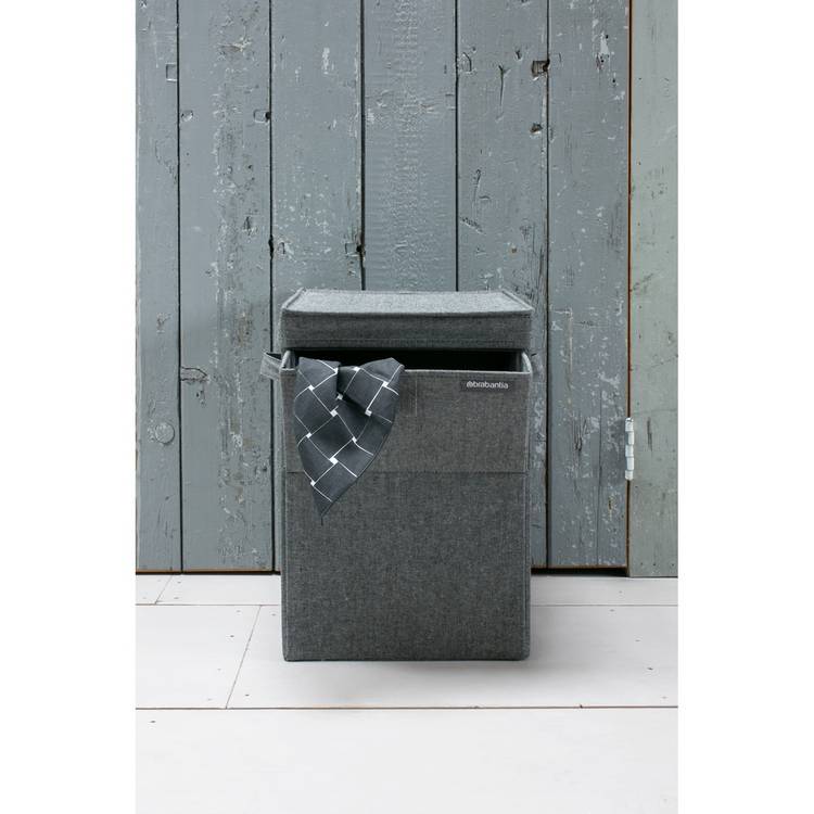 Brabantia 35 Litre Stackable Laundry Container Box - Black 0