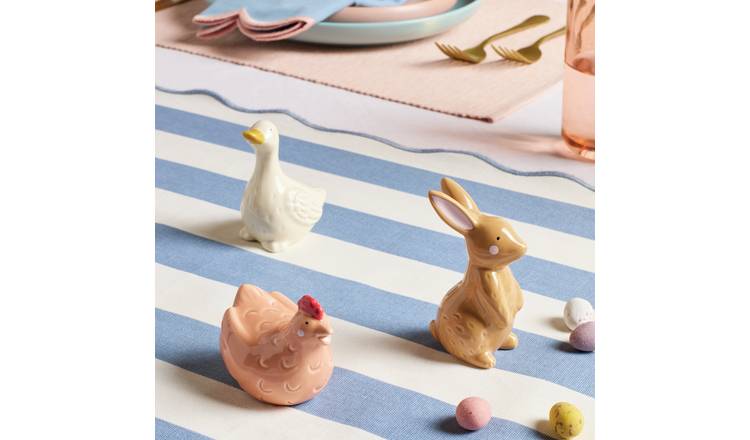 Argos Home 3 Miniature Ceramic Easter Farmyard Ornaments